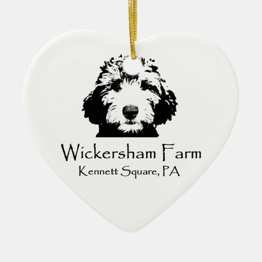 Wickersham-Boerderij Ornament (Voorkant)