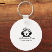 Wickersham-Boerderij Sleutelhanger (Voorkant)