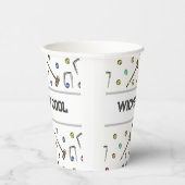Wicket Cool Croquet Garden Party Pack Picknick Papieren Bekers (Rechts)