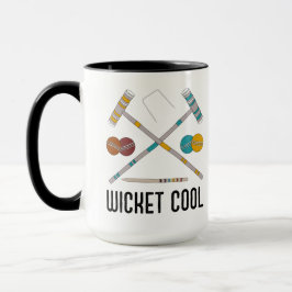 Wicket Cool Funny Croquet-spelers Mok