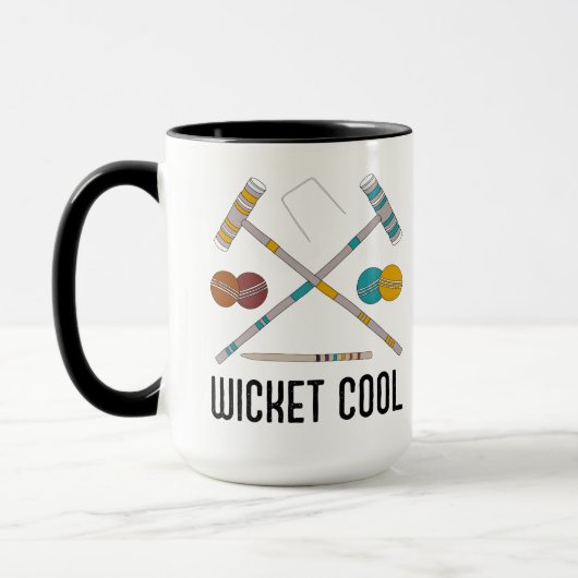 Wicket Cool Funny Croquet-spelers Mok (Links)