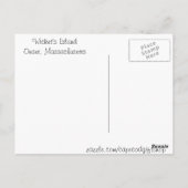 Wicket's Island Onset, Massachusetts Post Card Briefkaart (Achterkant)