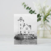 Wickford Harbor Lighthouse Briefkaart (Staand voorkant)