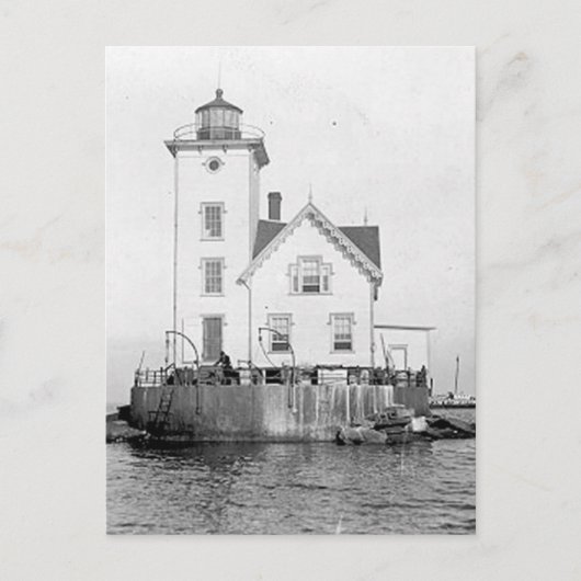 Wickford Harbor Lighthouse Briefkaart (Voorkant)