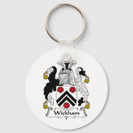 Wickham Family Crest Sleutelhanger (Voorkant)
