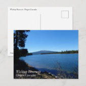 Wickiup Reservoir, Oregon Briefkaart (Voorkant / Achterkant)