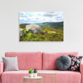 Wicklow bergen, Ierland canvas print (Insitu (Woonkamer))