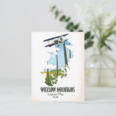 wicklow berisch nationaal park iers kaart (Staand voorkant)