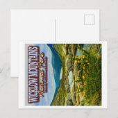 WICKLOW MOUNTAINES NATIONAAL PARK - WICKLOW IERLAN BRIEFKAART (Voorkant / Achterkant)