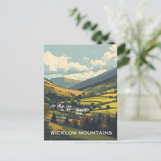 Wicklow Mountains Ierland Briefkaart (Staand voorkant)