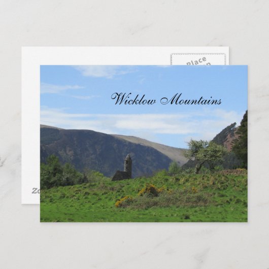 Wicklow Mountains Ierland Iers Landschap Briefkaart (Voorkant / Achterkant)