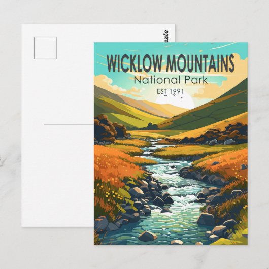 Wicklow Mountains National Park Briefkaart (Voorkant / Achterkant)