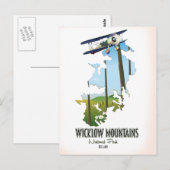 Wicklow Mountains National Park Ierland kaart (Voorkant / Achterkant)