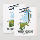 Wicklow Mountains National Park Ierland kaart (Voorkant / Achterkant)