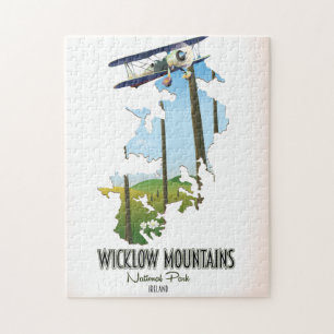 Wicklow Mountains National Park Ierland kaart Legpuzzel