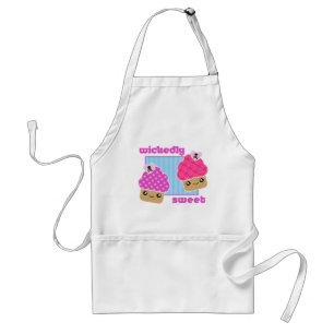 Wickly Sweet Kawaii Cupcakes Apron Standaard Schort