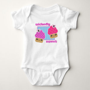 Wickly Sweet Kawaii Cupcakes Baby Romper