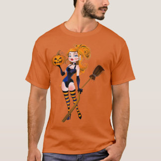 Wickly Wied Halloween Witch T-shirt