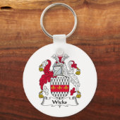 Wicks Family Crest Sleutelhanger (Voorkant)