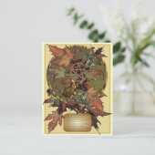 Wickwiel met Briefkaart van het tandwiel (Staand voorkant)