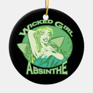 Wicky Girl Absinthe Keramisch Ornament