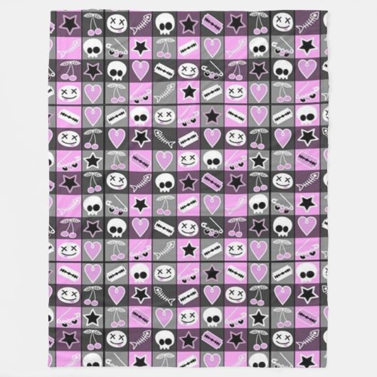 Wicky Love Fleece Deken (Voorkant)