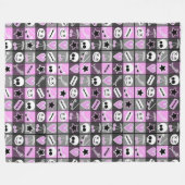 Wicky Love Fleece Deken (Voorkant (Horizontaal))