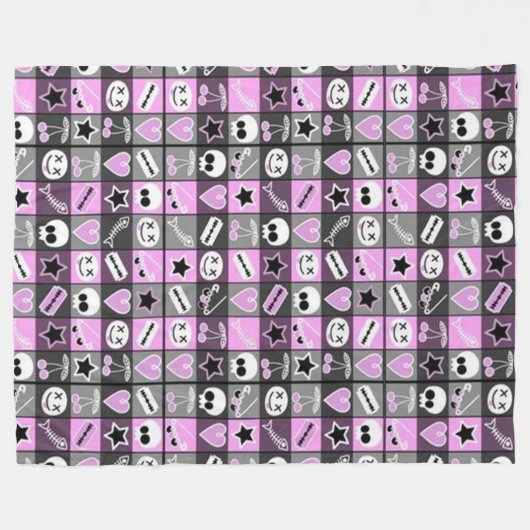 Wicky Love Fleece Deken (Voorkant (Horizontaal))