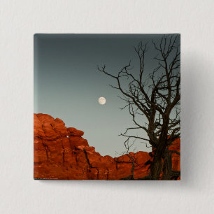 Wicky Moon Vierkante Button 5,1 Cm