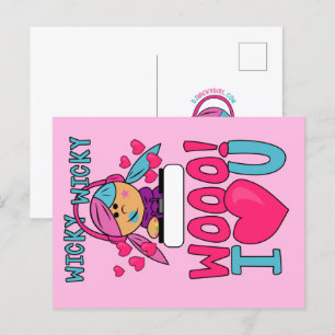 Wicky Woo I Love You Valentijnsdag Briefkaart