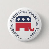 Wicomico Conservative Republican Women Button (Voorkant)