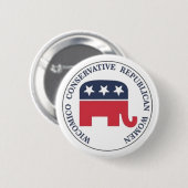 Wicomico Conservative Republican Women Button (Voorkant /achterkant)