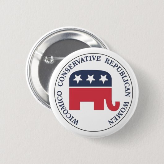 Wicomico Conservative Republican Women Button (Voorkant /achterkant)