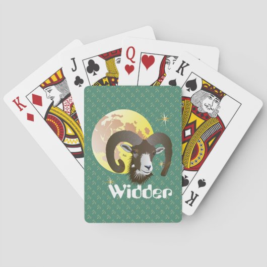 Widder 21. März bis 20. April Spielkarten Speelkaarten (Achterkant)