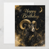 Widder Happy Birthday Sternzeichen Design (Voorkant / Achterkant)