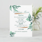 widding uitnodiging (Staand voorkant)