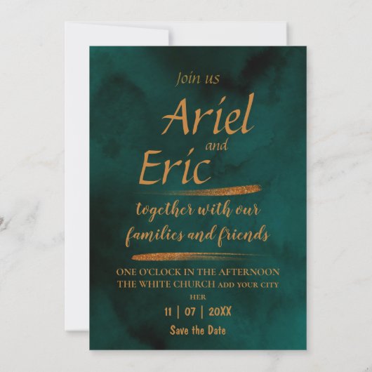 widding uitnodiging (Achterkant)