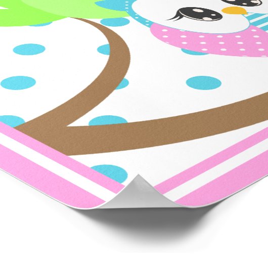 Widdle Uil Print 2 (Hoek)