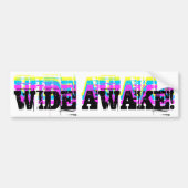 Wide Awake Bumpersticker (Voorkant)