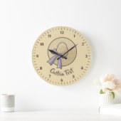 Wide Brimmed Pet Beige Grote Klok (Huis)