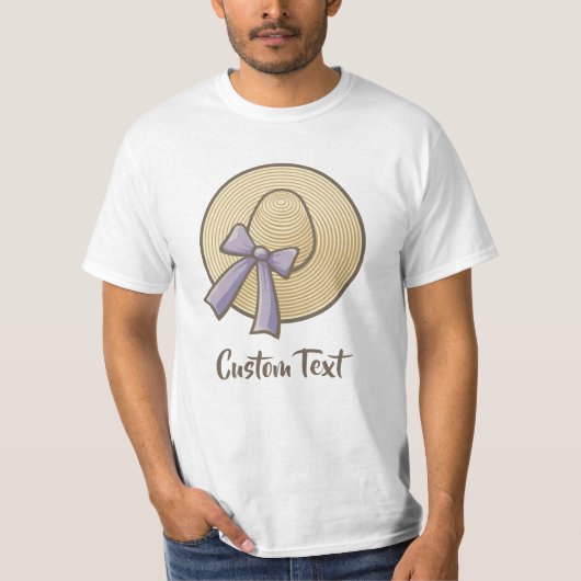 Wide Brimmed Pet Beige T-shirt (Voorkant)