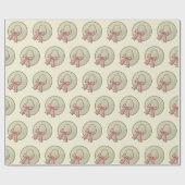 Wide Brimmed Pet Yellow Cadeaupapier (Vlak)