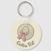 Wide Brimmed Pet Yellow Sleutelhanger (Voorkant)