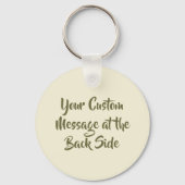 Wide Brimmed Pet Yellow Sleutelhanger (Achterkant)