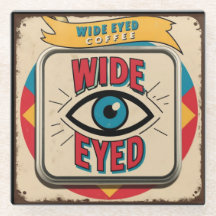 Wide Eted Coffee Co Metaal Reclameteken