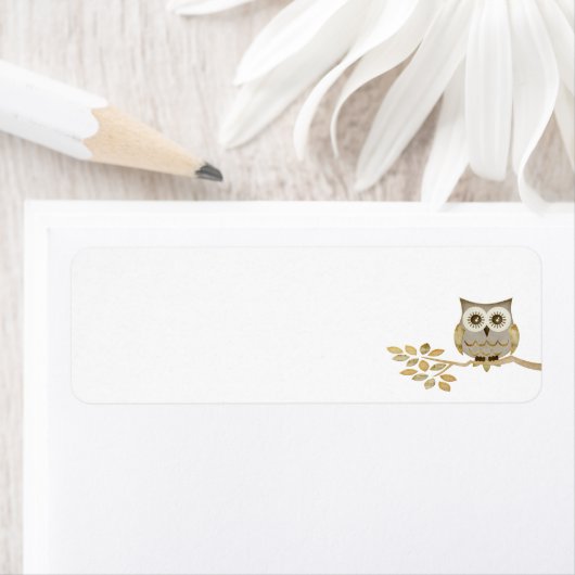 Wide Eyes Uil in Tree Label (Insitu)