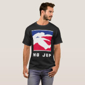 Wide jump athletics sport long spring training t-shirt (Voorkant volledig)