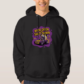 Wide Open Of Stoppen Funny Drag Racing Car T-Shirt