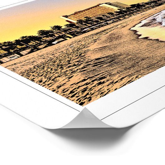 Wide panoramic poster of the Olympic Port Towers (Hoek)