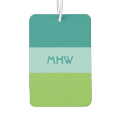 Wide Stripes custom monogram luchtverfrisser (Achterkant)